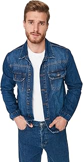 Veste unie à col chemise pour homme (lot de 1)