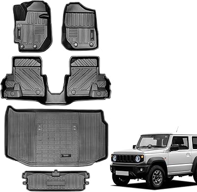 Tapis de sol et de coffre de voiture compatibles avec suzuki jimny jb64