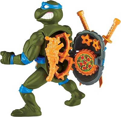 Teenage mutant ninja turtles : figurine de rangement originale leonardo basic classic