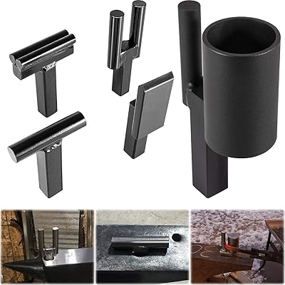 Ensemble d'outils de forgeron anvil hardie, 5 pièces, outil de coupe à chaud