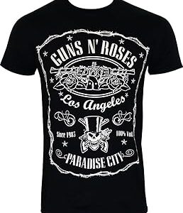 Guns & rosest-shirt guns n' roses paradise city label pour hommes, noir. Toutes les catégories, tous les prix sur Diaytar
