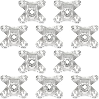 Support d'angle générique en acier inoxydable épais 20 pièces supports droit pour chaise