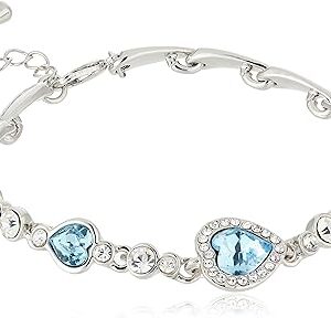 Bracelet swarovski elements, plaqué or blanc 18 carats et serti de cristaux swarovski swr-244. Diaytar : Le choix malin des consommateurs sénégalais