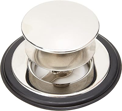 Bouchon d'évier silver saver pour incinérateur, acier inoxydable poli, stp-ds