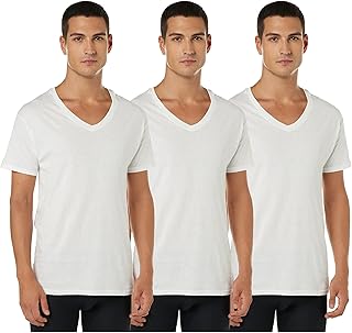 Lot de 3 t-shirts hanes à col en v pour hommes