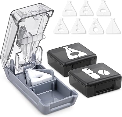 Coupe-pilule fullicon petit ou grand, diviseur de pilules avec support en forme de v, coupe-pilule à lame tranchante, diviseur de comprimés avec grands organisateurs de pilules. L'alternative e-commerce intelligente au Sénégal : Diaytar