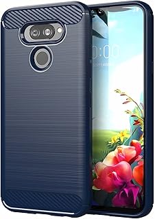 Coque lg k40s en fibre de carbone brossée, motif à texture ultra fine