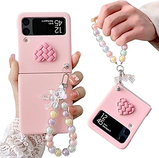 Coque de protection pour samsung z flip 4 avec dragonne, compatible avec pc
