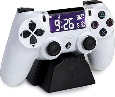 Réveil manette playstation paladon pp8342ps - blanc, taille standard