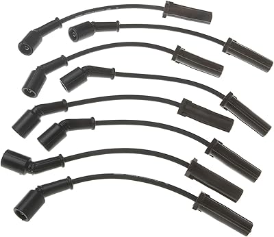 Jeu de fils de bougie d'allumage professionnels ac delco 9748hh, 8 pièces