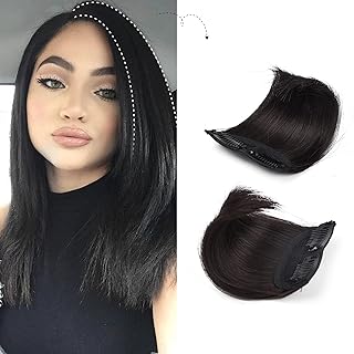 Extensions de cheveux courts et épais à clips pour femmes, paquet de 2
