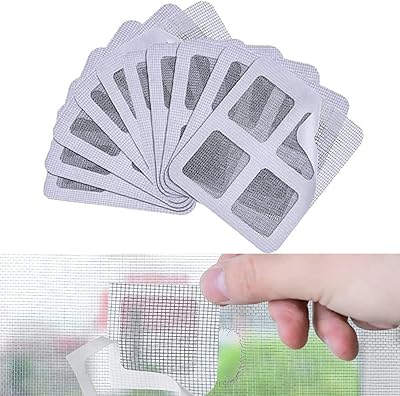 Goodrun kit de réparation d'écran de porte et fenêtre 24 pièces patch