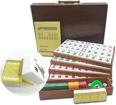 Carreaux acryliques moose cavolo numérotés 148 xl mahjong chinois 1,5 pouces avec sac de transport de voyage, ensemble de jeu professionnel complet (mahjong, mah-jongg, magiang). Diaytar : Votre allié pouvoir d'achat au quotidien