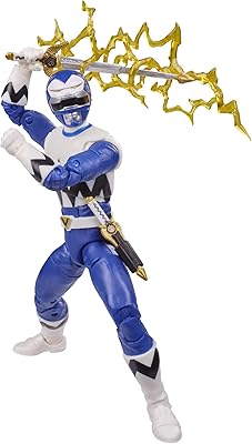 Power rangers lost galaxy blue ranger 6" figurine de collection de luxe