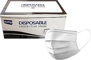 30 masques jetables emballés individuellement pour adultes, 3 couches de protection du visage