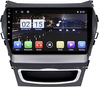 Écran de voiture entièrement tactile avec système android pour hyundai santa fe 2013-2016