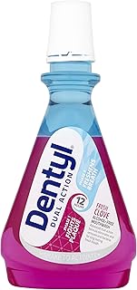 Rince de bouche dentyl double action au goût frais de clou de girofle