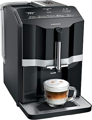 Cafetière automatique siemens bean to cup eq.300 ti351209gb - noir