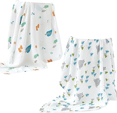 Couvertures d'emmaillotage en mousseline pour bébés garçons et filles, couverture d'emmaillotage pour nouveau-né