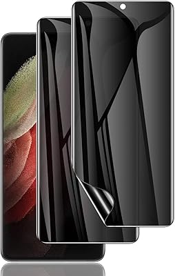 Protecteur d'écran de confidentialité pour galaxy s21 ultra anti-espion film adhésif