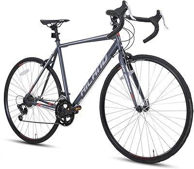 Vélo de course hiland road commuter shimano, roues 700c avec shimano 14 vitesses