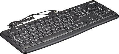 Clavier professionnel filaire logitech k120 pour windows ou linux usb plug