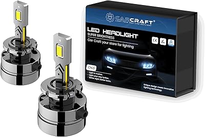 Ampoules de phare led carcraft d4s, 130 w 30 000 lumens, kit