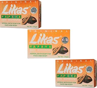 Savon aux herbes de papaye original likas (3 x 135 grammes)