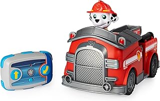 Camion de pompiers rc marshall paw patrol avec direction bidirectionnelle, pour enfants à