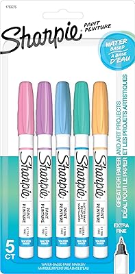 Sharpie wtr pnt pastel 5 cd
