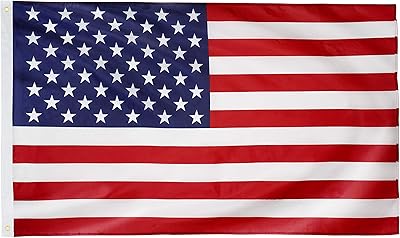 Bannière de drapeau américain danv de 5 x 8 pieds en polyester épais