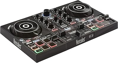 Hercules dj control plus 200 | contrôleur portable usb avec guide beatmatch academy