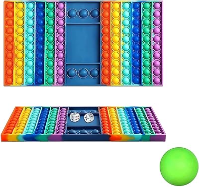 Darana grand fidget pop toy échiquier à presser les bulles popper sensoriel en silicone. Diaytar : Votre shopping, nos meilleurs prix