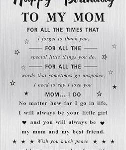 Carte d'anniversaire alotozo pour maman, cadeaux de joyeux anniversaire pour maman, cartes portefeuille gravées pour la fête des mères. Diaytar : Votre allié pouvoir d'achat au quotidien