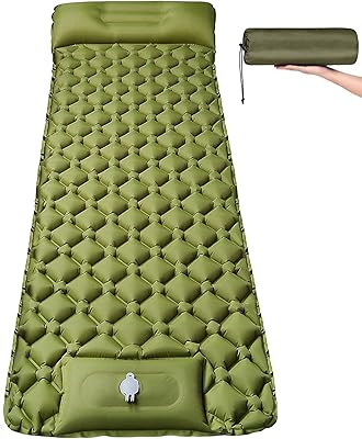 Coussin de couchage de camping auto-gonflant arabest - grand coussin de camping léger