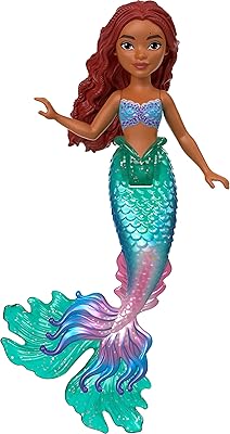 Disney la petite sirène ariel petite poupée sirène avec queue signature, jouets inspirés