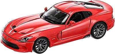Voiture moulée sous pression srt viper gts à l'échelle maisto 124