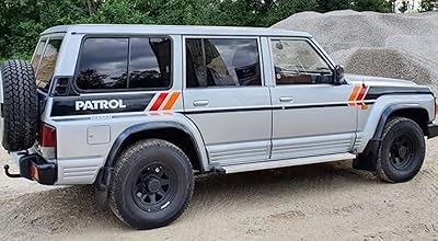 Autocollants de voiture pour nissan patrol y60 1989 décoration extérieure de carrosserie