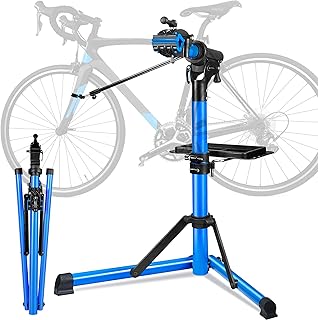 Support de réparation de vélo électrique robuste (max. 110 lb) portable en aluminium