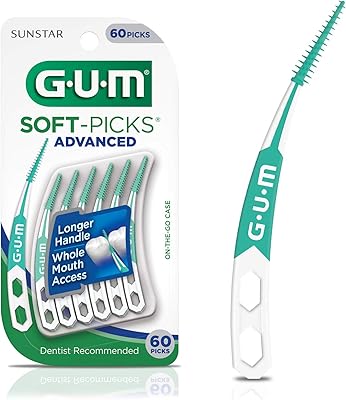 Gum 650r advanced dental softpix, 60 pièces