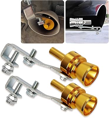 Sifflet turbo universel pour voiture en aluminium, silencieux, embout de valve de gonflage