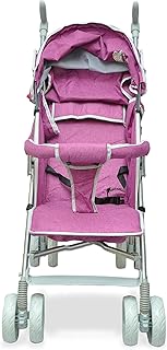 Poussette légère lovely baby lb 602, réglable pour le voyage et facile à