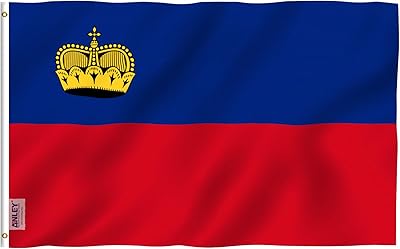Drapeau inly liechtenstein de fly breeze 3 x 5 pieds couleurs vives