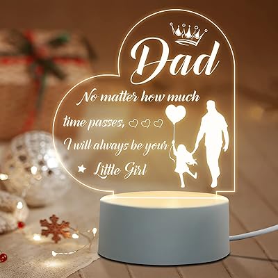 Cadeaux de fête des pères pour papa de la part de sa fille