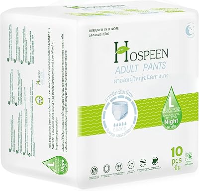 Niteen hospin couches adulte unisexe, culotte menstruelle pour protection sanitaire, taille 80-130cm, 10pcs