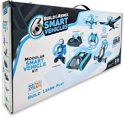 Robot intelligent vito 6 en 1 facile à assembler pour drone, avion, robot