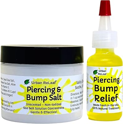 Urban releaf set de soulagement des bosses et de sel pour piercing ! traitement anti-chéloïde et solution concentrée de sel marin. fabriqué frais aux états-unis. clean heal soothe. Diaytar Sénégal : Parce que chaque FCFA compte