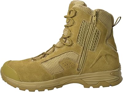 Bottes tactiques pour hommes - bottes en cuir suédé et imperméables de 8