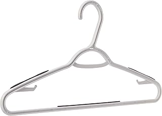 Cintre en plastique amazonbasics avec base antidérapante, paquet de 20