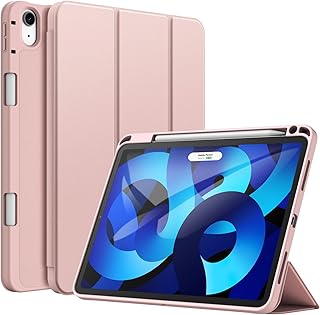 Geetech ipad air 5/4 (2020/2022 5ème/4ème génération 10,9 pouces) avec porte-stylo, prise